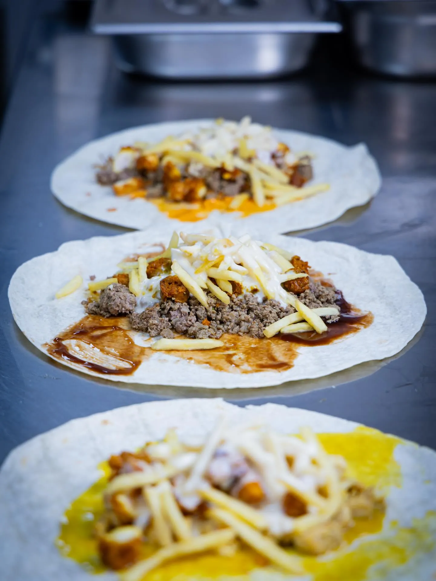 Preparación de tacos